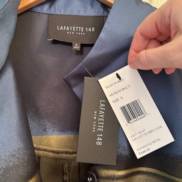 Lafayette 148 NY Aegean multicolored jacket - Picture 6 of 11